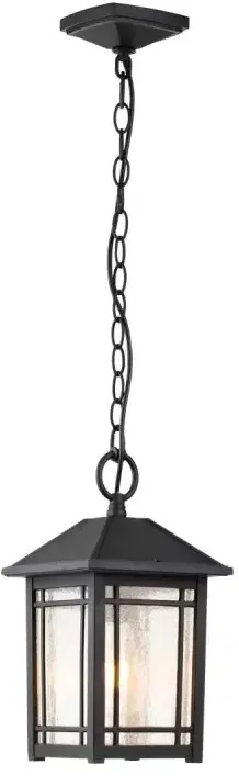 Elstead Lighting Cedar Point venkovní závěsná lampa 1x60 W černá QZ-CEDAR-POINT8-M-BK