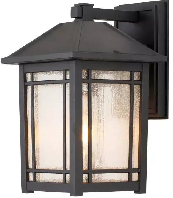 Elstead Lighting Cedar Point venkovní nástěnné svítidlo 1x60 W černá QZ-CEDAR-POINT-M-BK