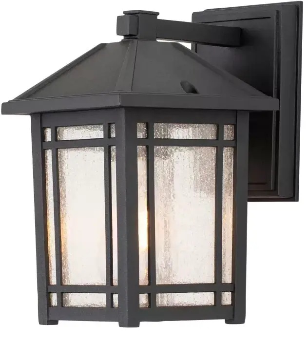 Elstead Lighting Cedar Point venkovní nástěnné svítidlo 1x60 W černá QZ-CEDAR-POINT-S-BK
