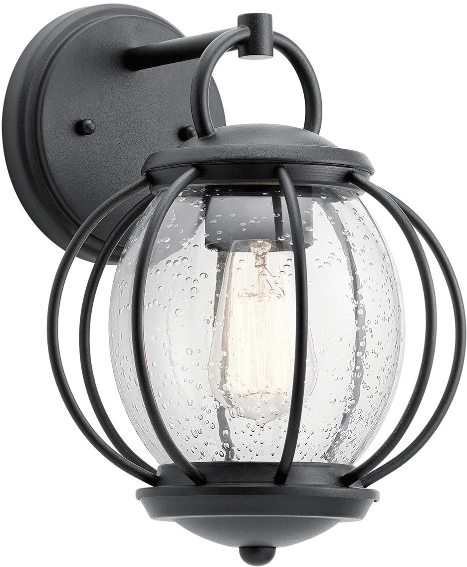 Elstead Lighting Vandalia venkovní nástěnné svítidlo 1x60 W černá KL-VANDALIA2-S