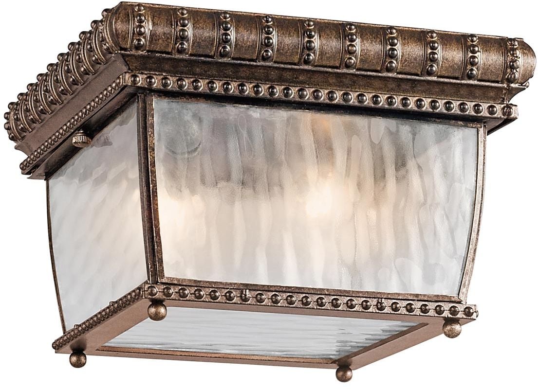 Elstead Lighting Venetian Rain venkovní stropní světlo 2x60 W hnědá KL-VENETIAN-F