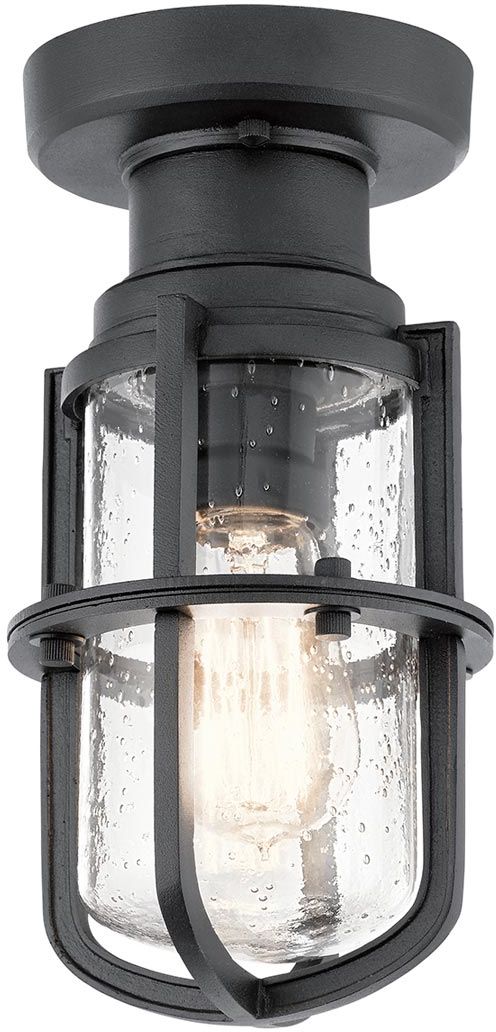 Elstead Lighting Suri venkovní stropní světlo 1x40 W černá KL-SURI-F