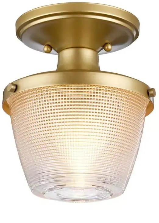 Elstead Lighting Dublin stropní světlo 1x40 W mosaz QZ-DUBLIN-SF-PNBR