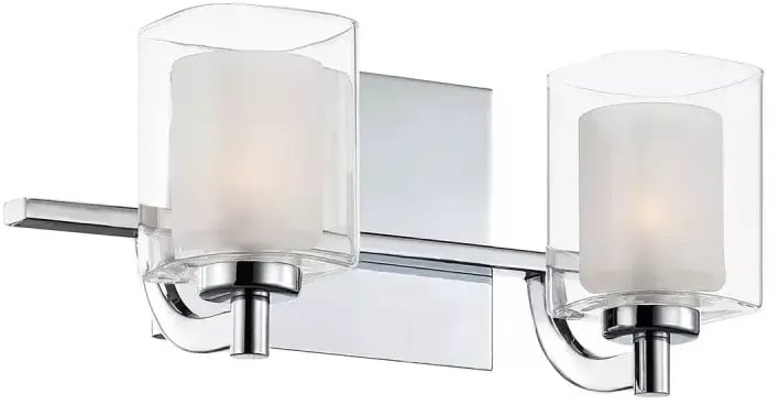 Elstead Lighting Kolt nástěnné svítidlo 2x3 W chrom QZ-KOLT2-PC-BATH