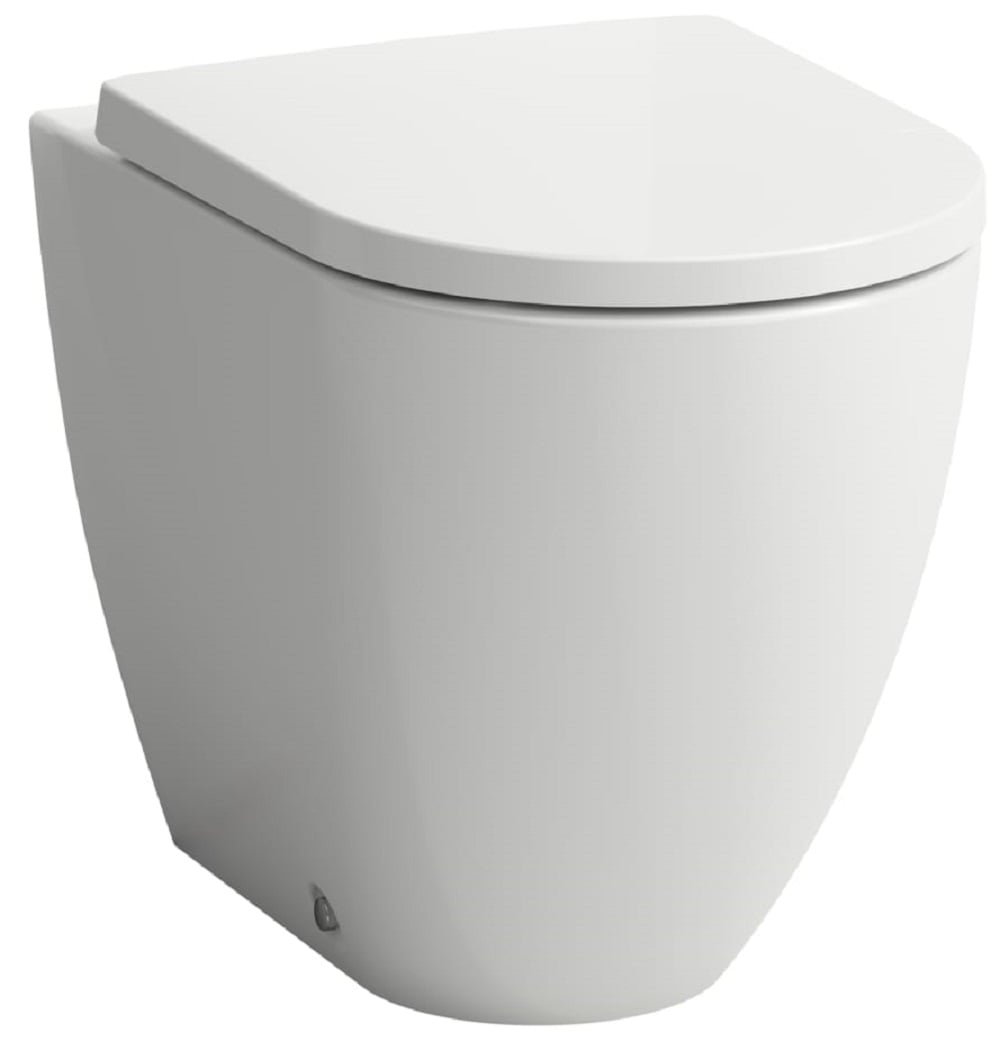 Laufen Pro X záchodová mísa stojícístativ bez splachovacího kruhu s vírovým splachováním bílá lesk H823861A000001
