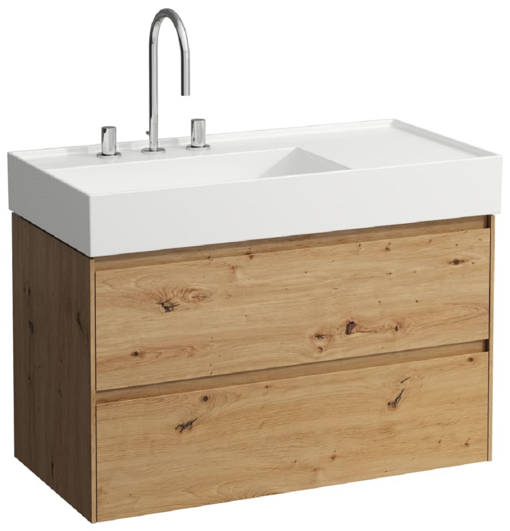 Laufen Lani skříňka 88x45x51.5 cm pod umyvadlo závěsná dub H4039521122671