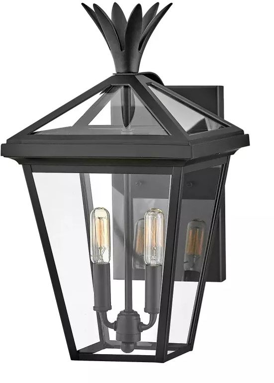 Elstead Lighting Palma venkovní nástěnné svítidlo 2x40 W černá HK-PALMA-M-BK
