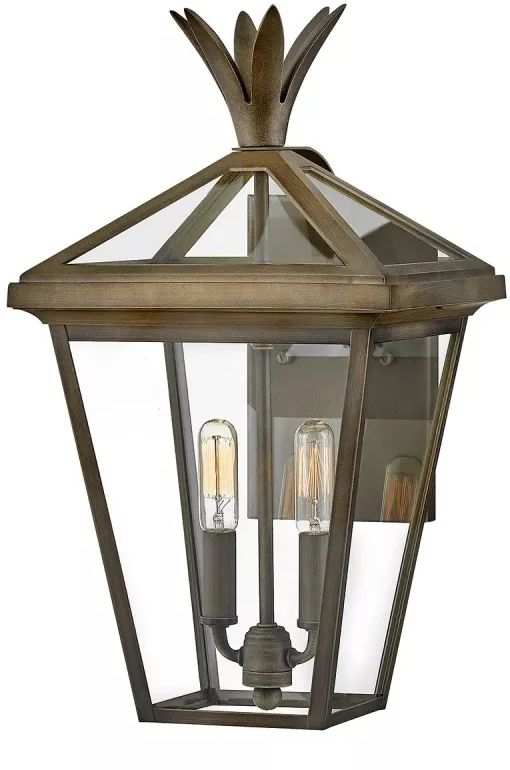Elstead Lighting Palma venkovní nástěnné svítidlo 2x40 W hnědá HK-PALMA-M-BU