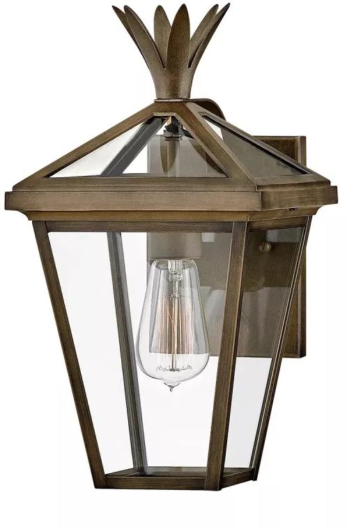 Elstead Lighting Palma venkovní nástěnné svítidlo 1x60 W hnědá HK-PALMA-S-BU