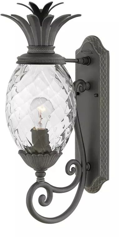 Elstead Lighting Plantation venkovní nástěnné svítidlo 1x40 W černá HK-PLANTATION-M-MB