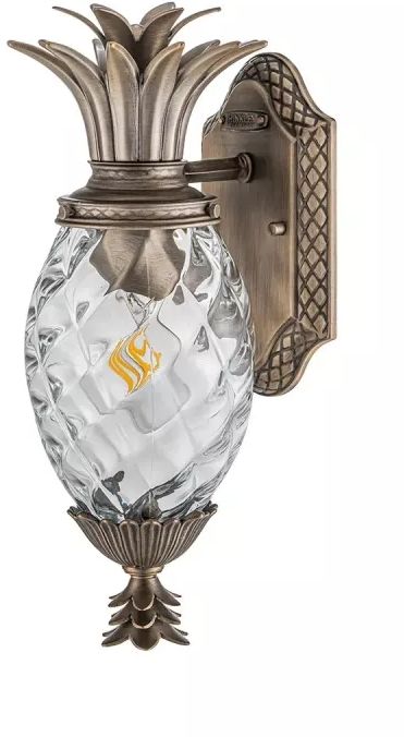 Elstead Lighting Plantation venkovní nástěnné svítidlo 1x40 W hnědá HK-PLANTATION-S-BU