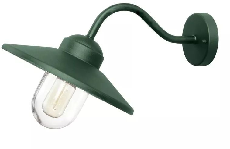 Elstead Lighting Klampenborg venkovní nástěnné svítidlo 1x60 W zelená KLAMPENBORG-FGR
