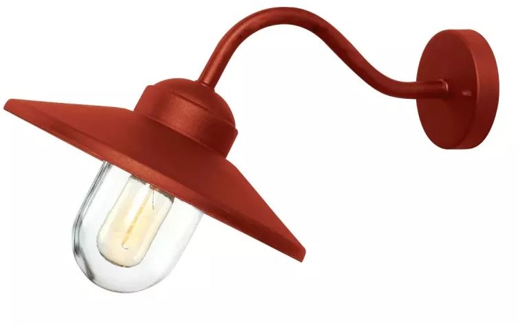 Elstead Lighting Klampenborg venkovní nástěnné svítidlo 1x60 W červená KLAMPENBORG-OXR