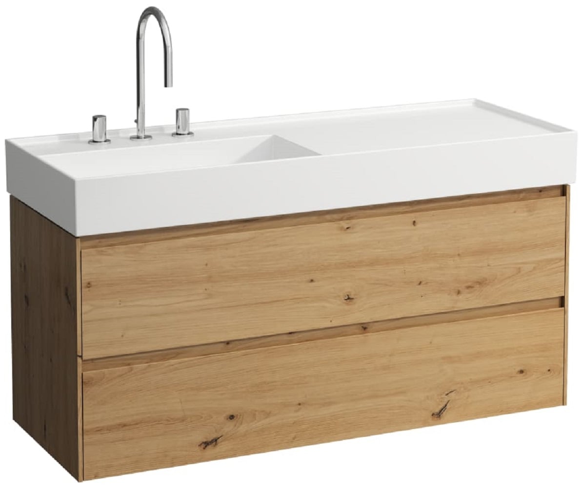 Laufen Lani skříňka 118x45x51.5 cm pod umyvadlo závěsná dub H4039721122671
