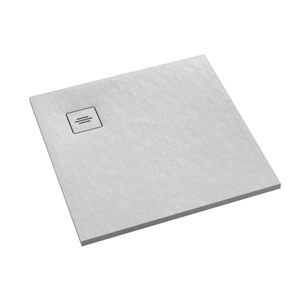 Schedline Protos White Stone obdélníková sprchová vanička 100x70 cm bílá 3SP.P1P-70100/B/ST-M1/B/ST