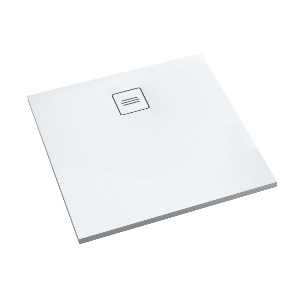 Schedline Protos Smooth White čtvercová sprchová vanička 90x90 cm bílá 3SP.P2K-9090-M1