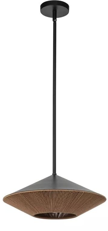 Elstead Lighting Daphne závěsné svítidlo 1x60 W černá ALM-DAPHNE-P-L-MB