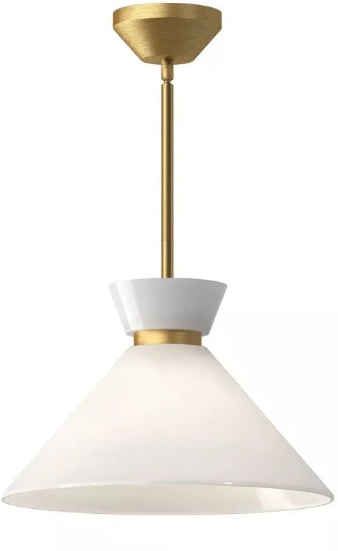 Elstead Lighting Halston stropní světlo 1x60 W zlatá ALM-HALSTON-P-M-GD