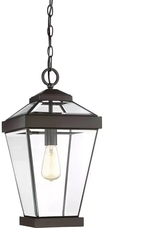 Elstead Lighting Ravine závěsné svítidlo 1x60 W hnědá QZ-RAVINE8-L