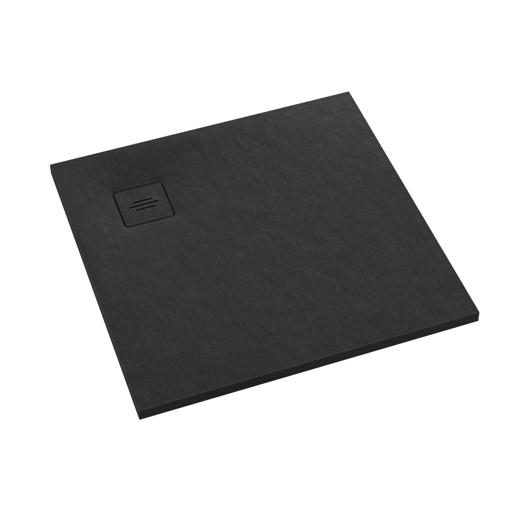 Schedline Protos Black Stone obdélníková sprchová vanička 100x100 cm šedá 3SP.P2K-100100/C/ST-M1/C/ST