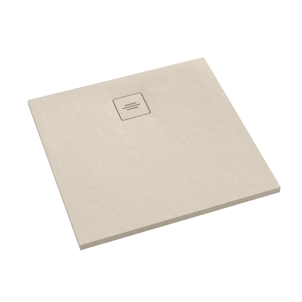 Schedline Protos Cashmere Stone obdélníková sprchová vanička 90x90 cm béžová 3SP.P2K-9090/PK/ST-M1/PK/ST