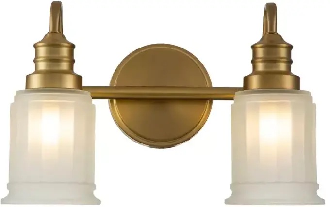 Elstead Lighting Swell nástěnné svítidlo 2x3 W mosaz QZ-SWELL2-BB-BATH