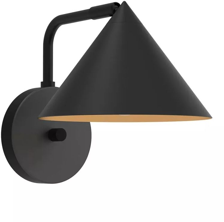 Elstead Lighting Remy nástěnné svítidlo 1x60 W černá ALM-REMYCK-1WB-BK
