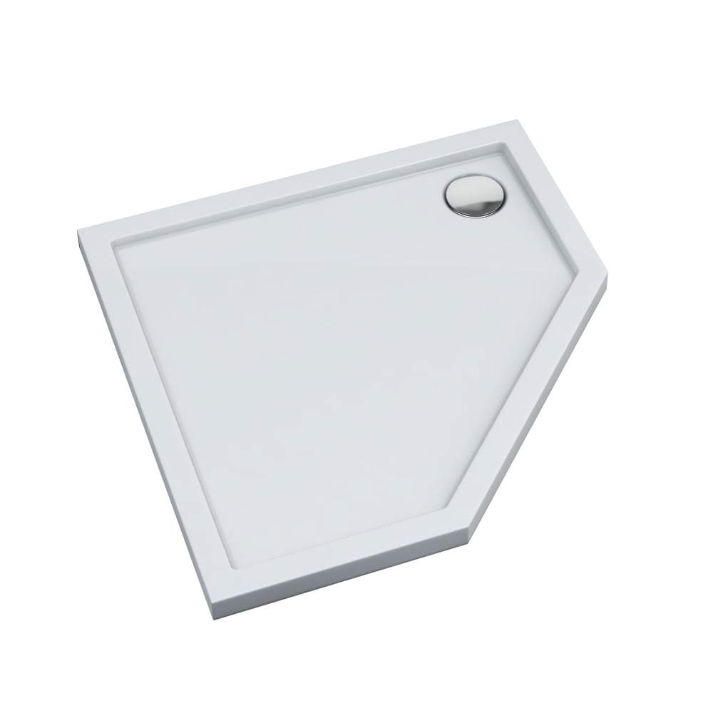 Schedline Estima pětiúhelníková sprchová vanička 90x90 cm bílá 3SP.E1PK-9090
