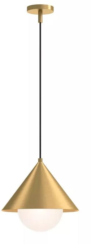 Elstead Lighting Remyck závěsné svítidlo 1x60 W zlatá ALM-REMYCK-P-GD