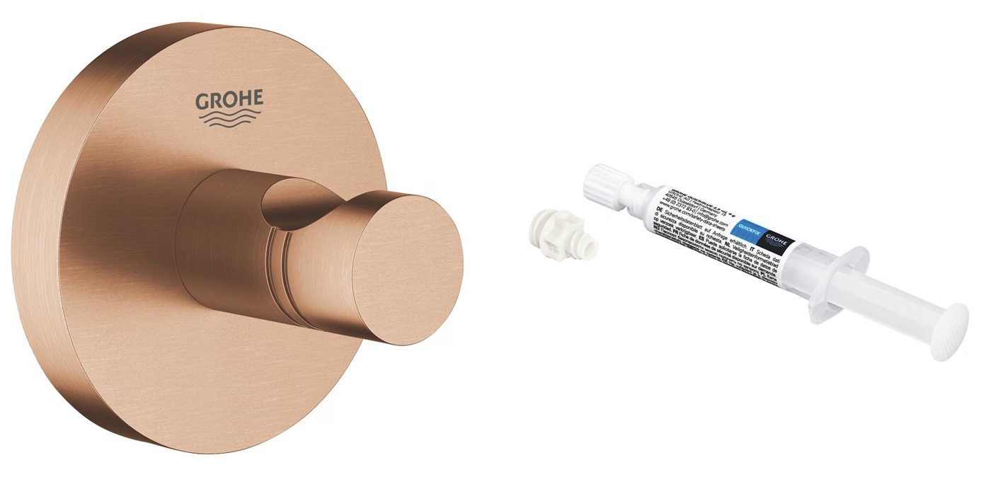 Sada věšák na ručník Grohe Start 41173DL0, lepidlo Grohe QuickGlue 41127000