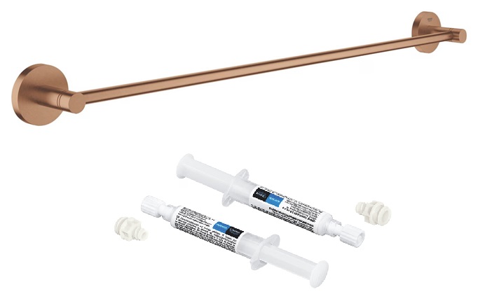 Sada věšák na ručník Grohe Start 41178DL0, lepidlo Grohe 41128000