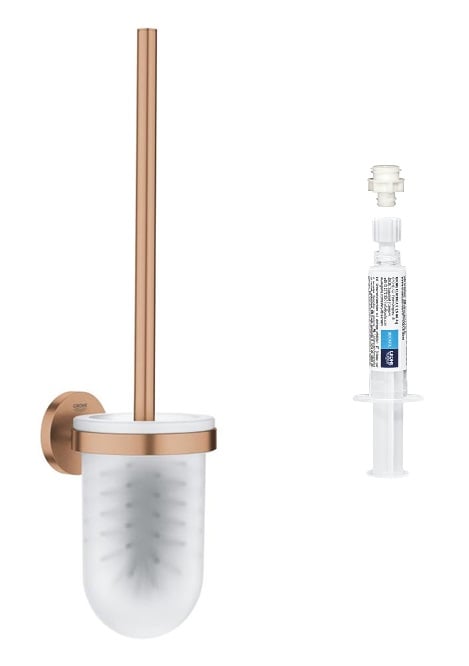 Sada záchodová štětka Grohe Start 41185DL0, lepidlo Grohe QuickGlue 41127000