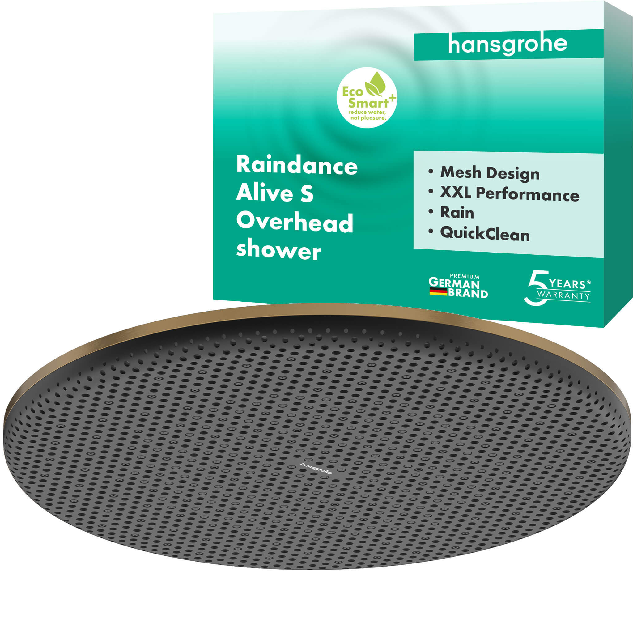 Hansgrohe Raindance Alive S hlavová sprcha 30x30 cm kulatý || 24523140