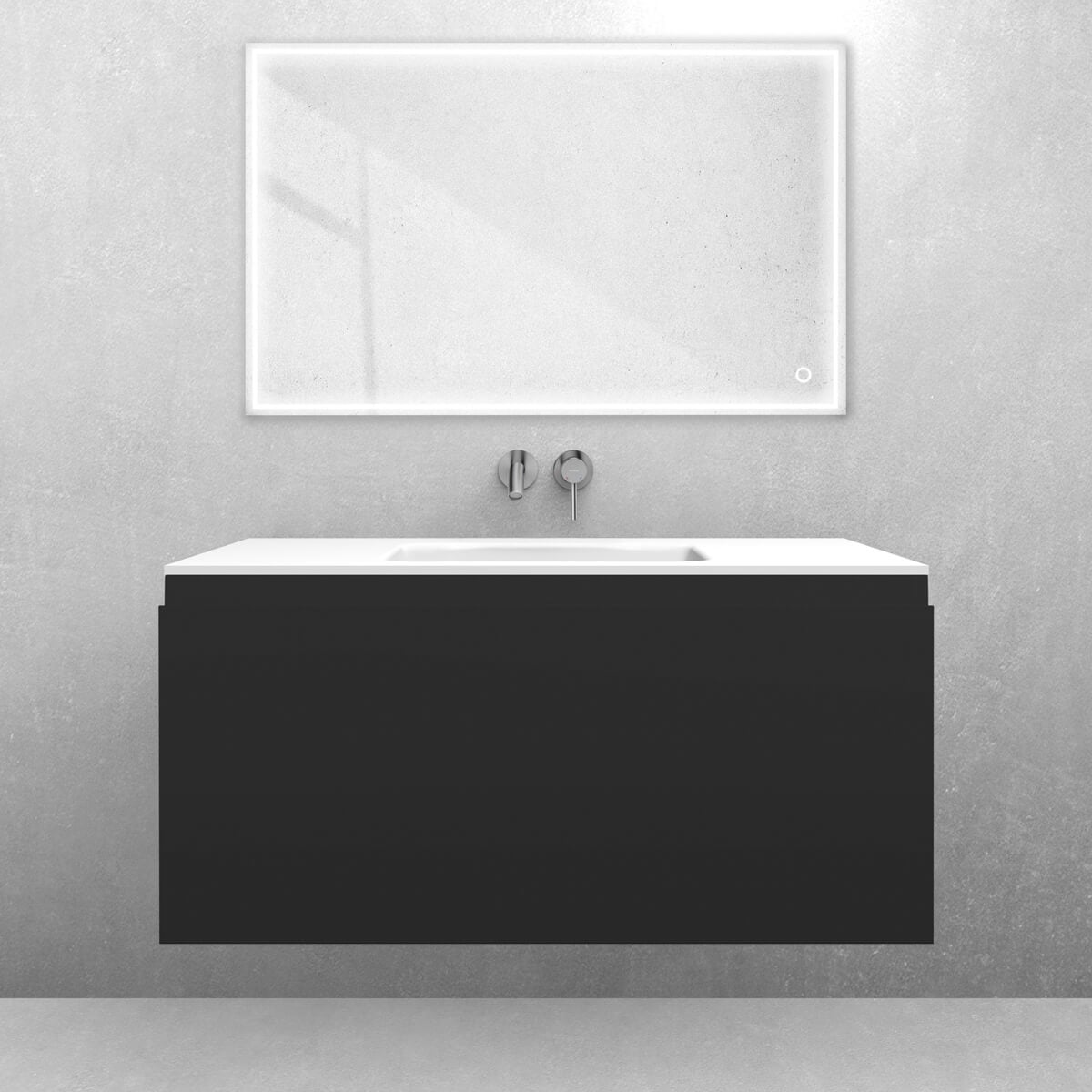 Sada umyvadlo Oltens Kalla 40208900, skříňka Oltens Vernal 60015300