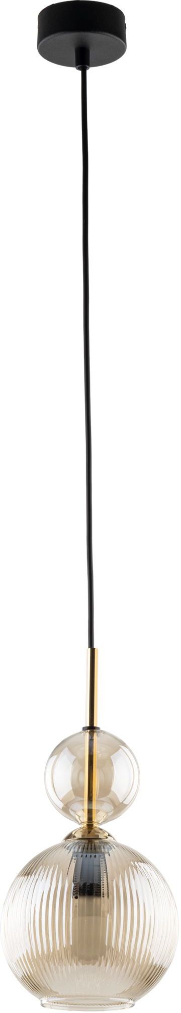 TK Lighting Sophia Cognac závěsné svítidlo 1x10 W hnědá-jantarová 11040