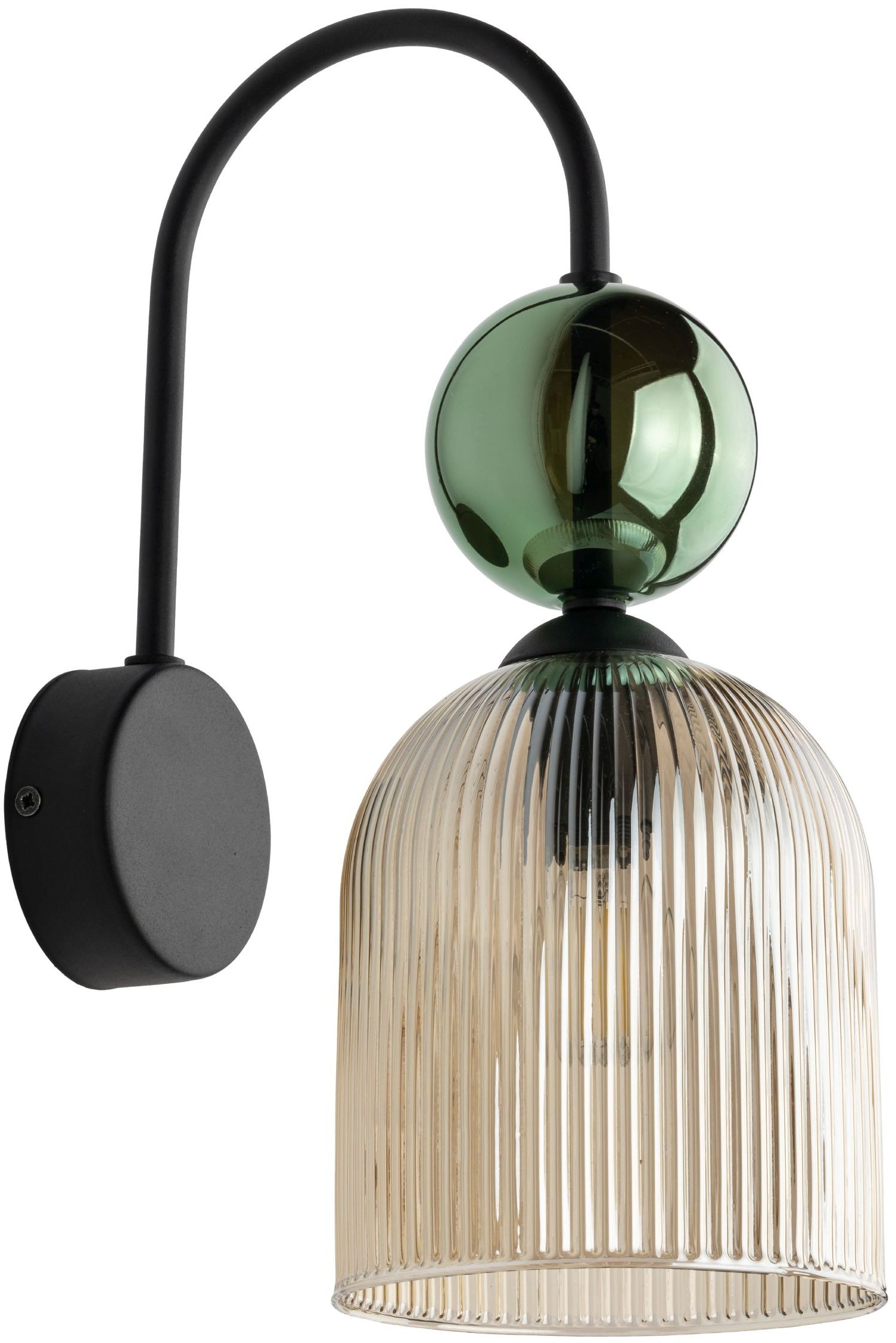 TK Lighting Sophia Green Cognac nástěnné svítidlo 1x10 W zelená-hnědá 11143