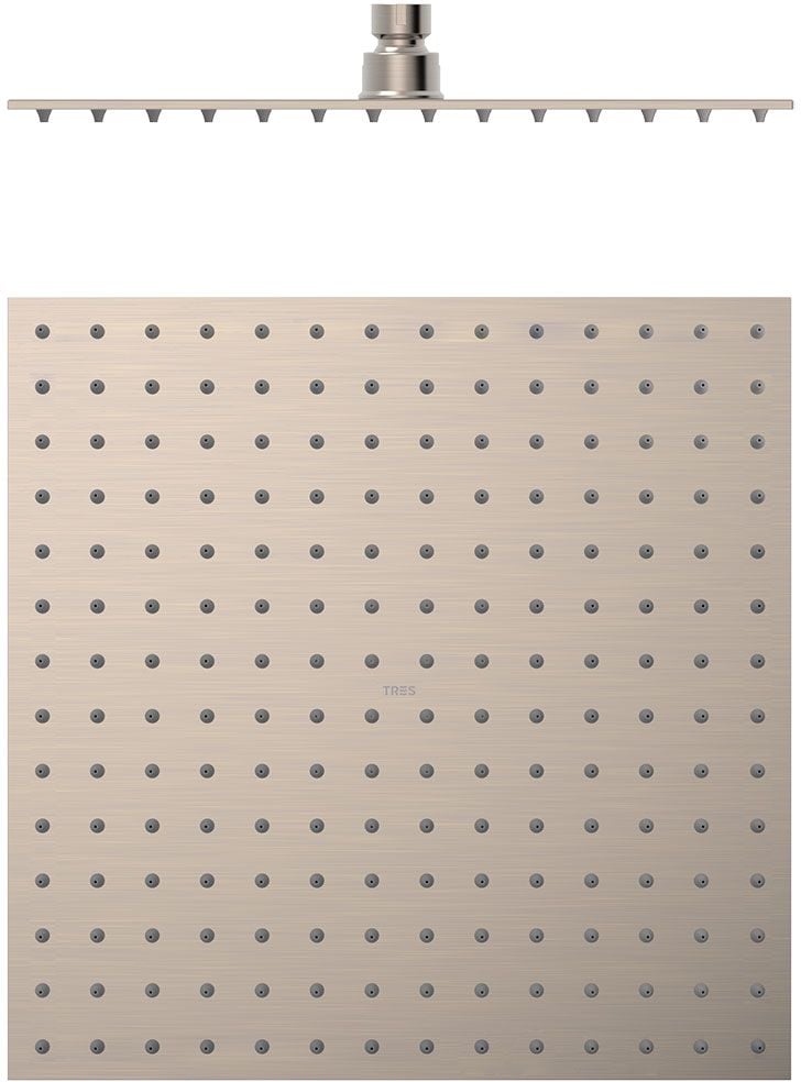 Tres Exclusive hlavová sprcha 30x30 cm čtvercový ocel 134315012AC