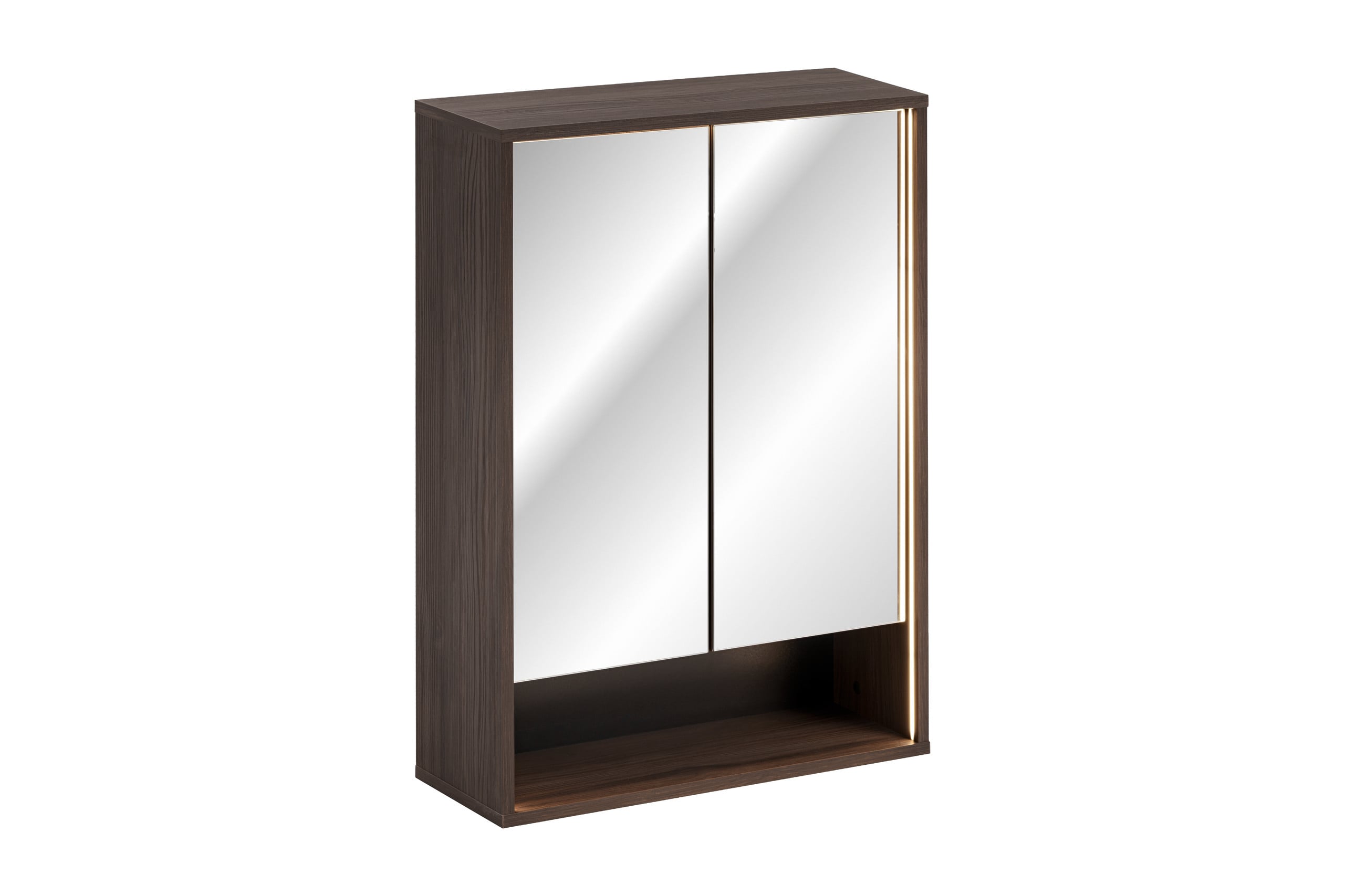 Comad Dorothy Ristretto skříňka 60x20x85 cm se zrcadlem dub DOROTHY RISTRETTO 84-60-2D