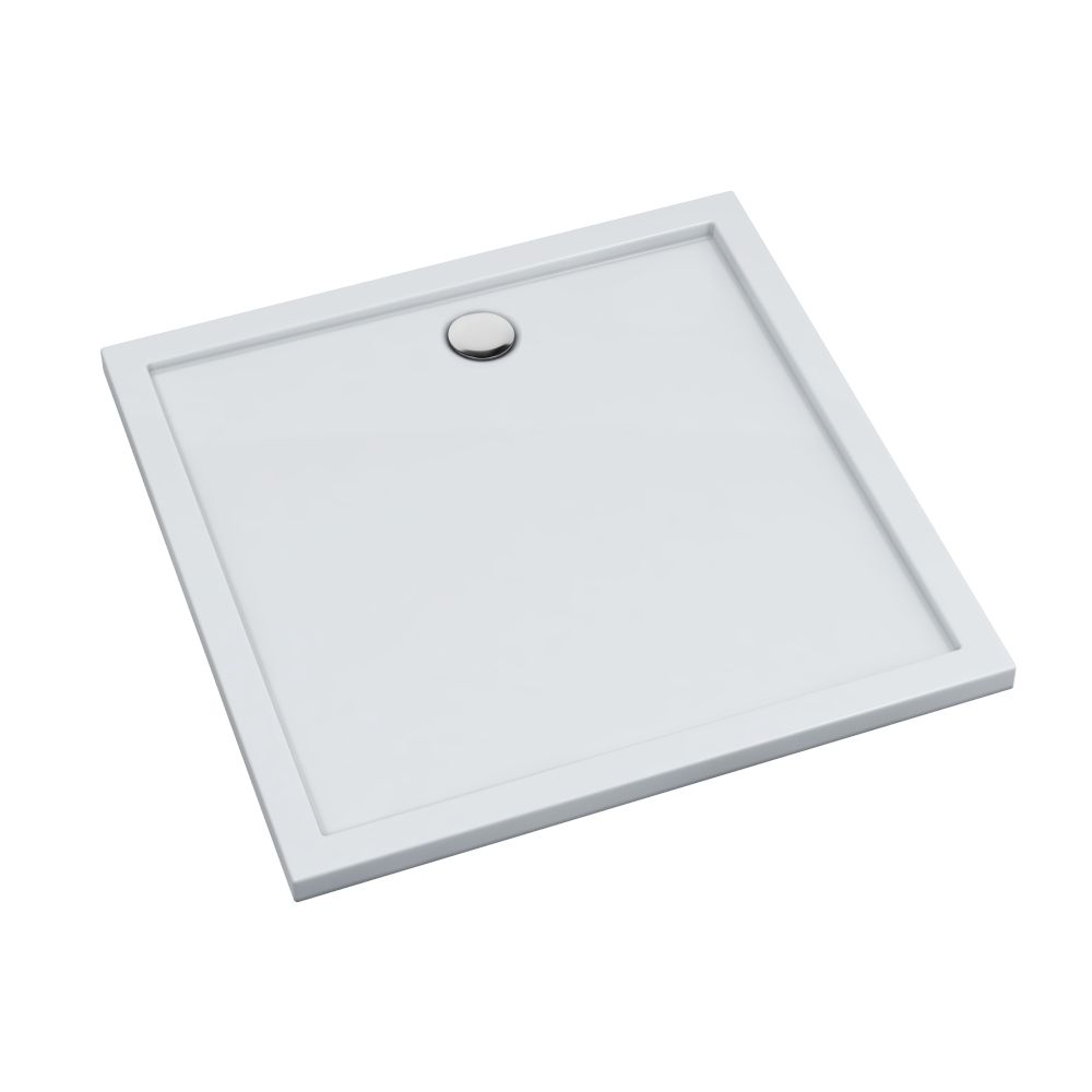 Schedline Sharper čtvercová sprchová vanička 100x100 cm bílá 3S.S2K-100100