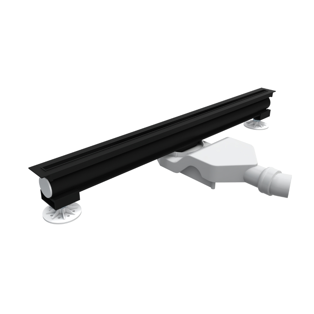 Schedline Thin Flow odtokový žlábek 110 cm černá SOLBV1-110012C
