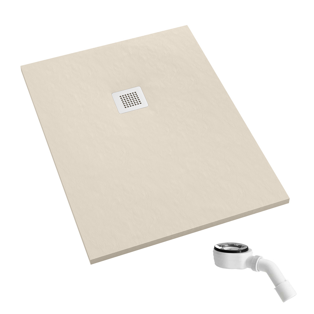 Schedpol Kalait Cashmere Stone obdélníková sprchová vanička 120x70 cm béžová 3.3136/PK/ST-M2