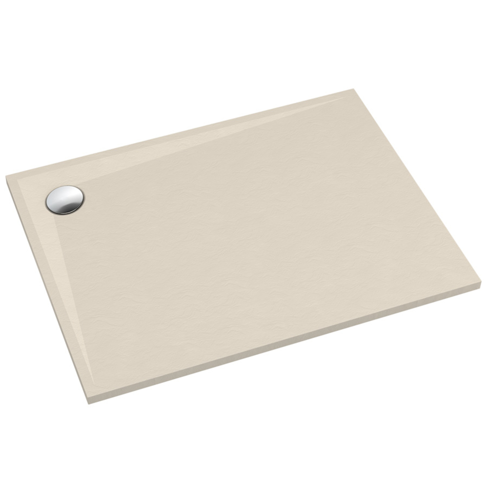 Schedpol Etrusco Cashmere Stone obdélníková sprchová vanička 120x90 cm béžová 3.470/PK/ST
