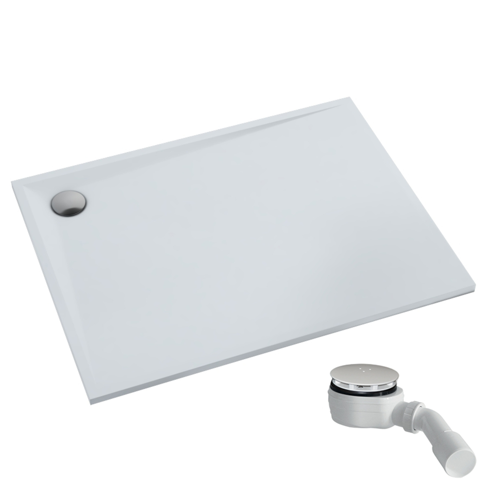 Schedpol Etrusco obdélníková sprchová vanička 140x90 cm bílá 3.471