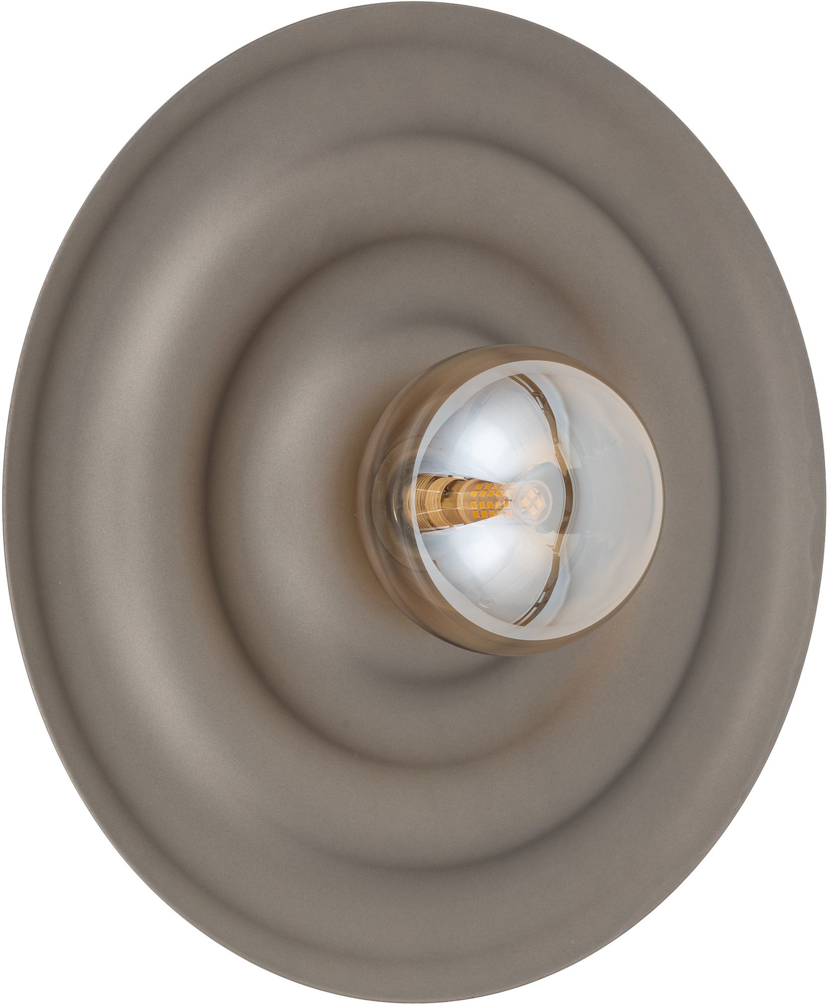 TK Lighting Onda nástěnné svítidlo 1x8 W hnědá 11410