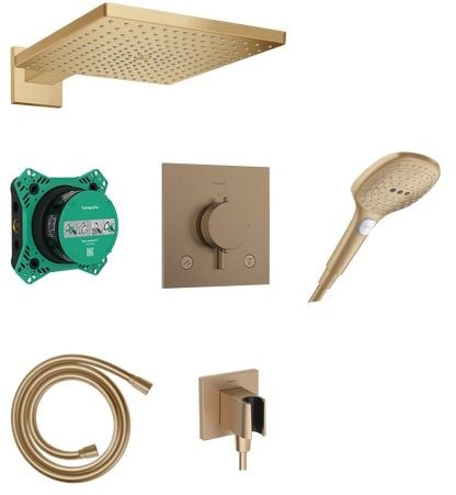 Hansgrohe Raindance E sprchová sada pod omítku s termostatem s dešťovou sprchou || 24623140