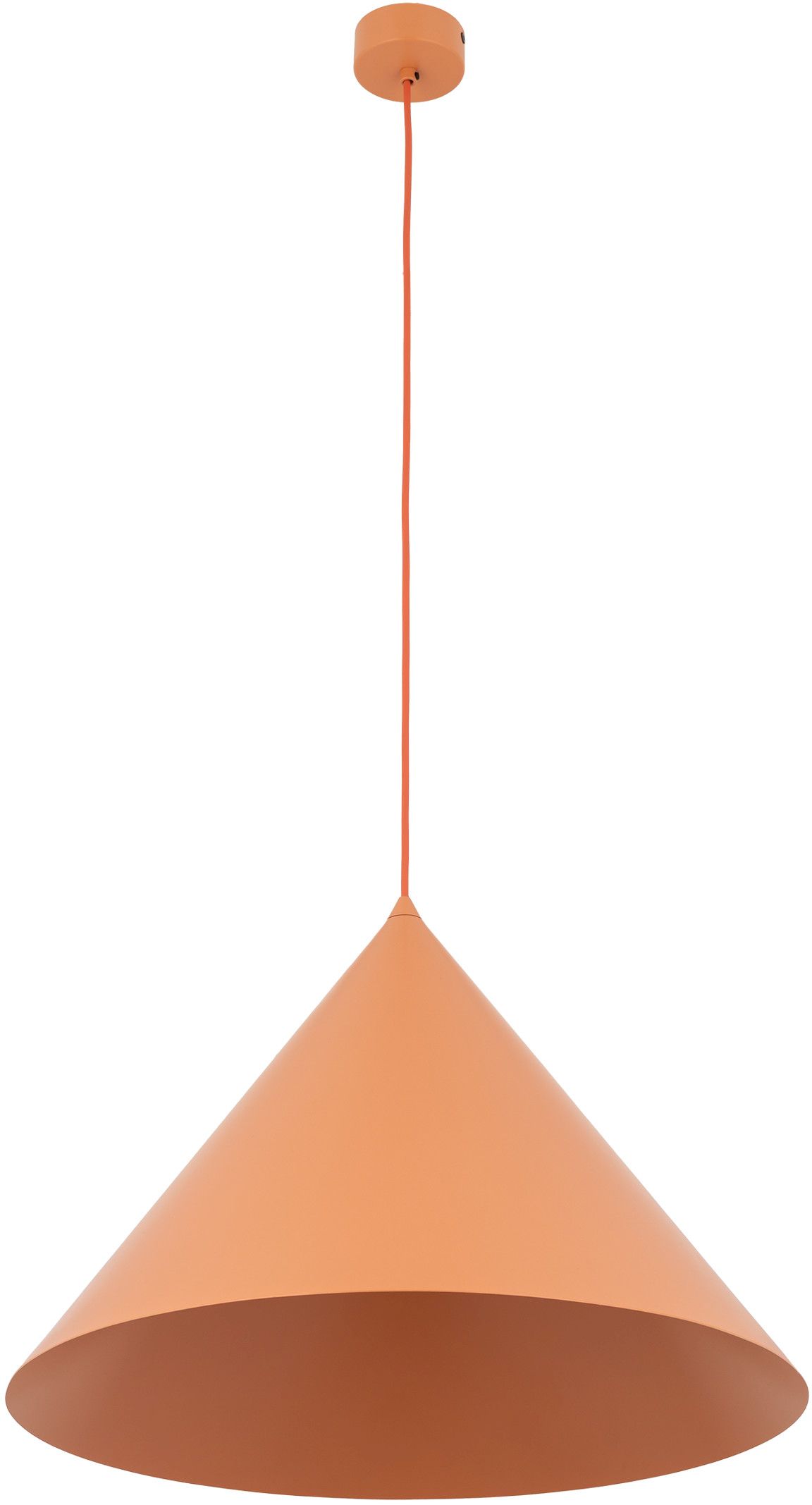 TK Lighting Cono závěsné svítidlo 1x15 W lososová 11386
