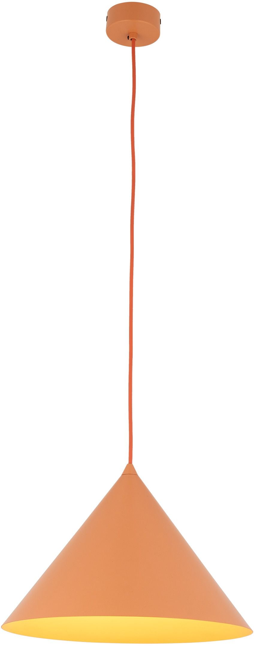 TK Lighting Cono závěsné svítidlo 1x15 W lososová 11385
