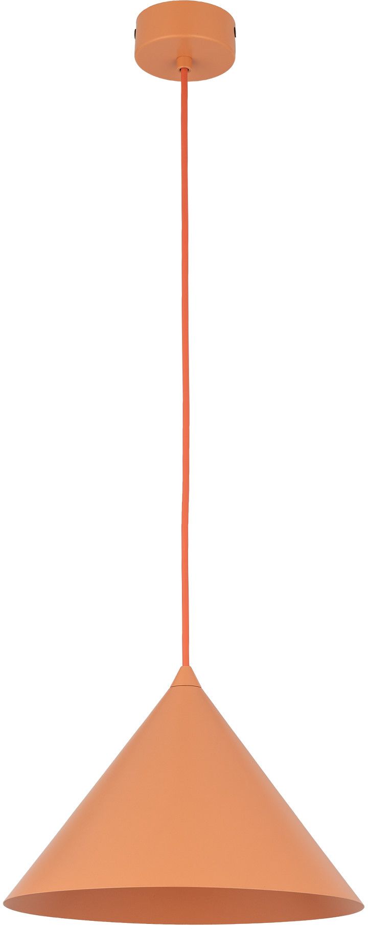 TK Lighting Cono závěsné svítidlo 1x15 W lososová 11384