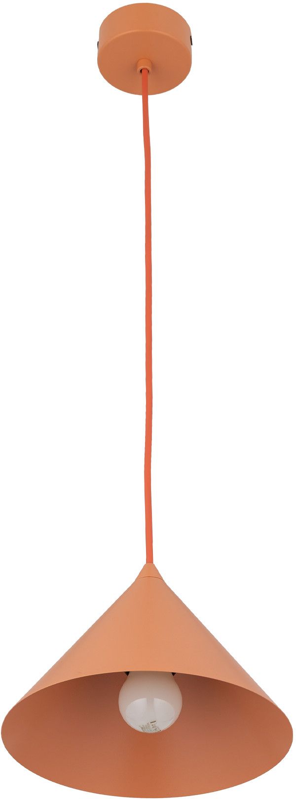TK Lighting Cono závěsné svítidlo 1x15 W lososová 11383