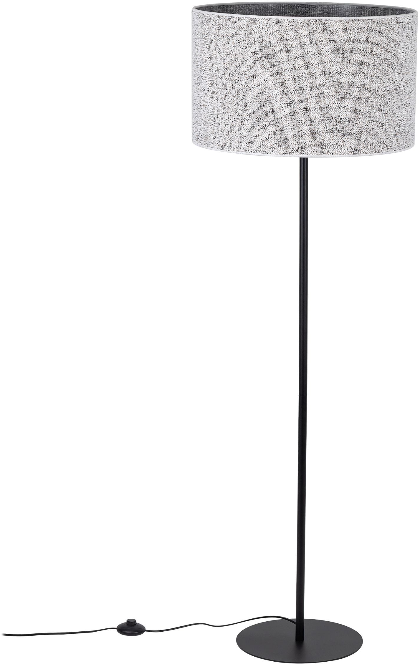 TK Lighting Vellum stojací lampa 1x15 W černá 16166